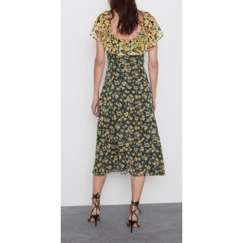 Floral Print Midi Dress