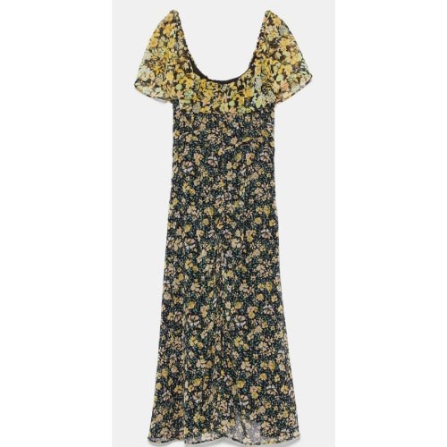 Floral Print Midi Dress