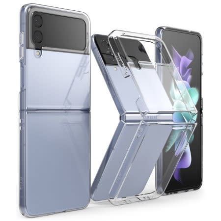 Transparent Shockproof Slim Fit Bumper Case For Samsung Galaxy Z Flip 4