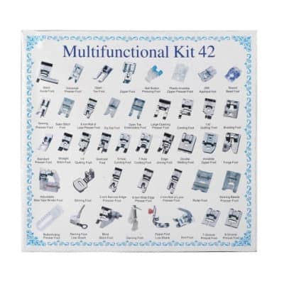 42 Set Multifunctional Sewing Machine Presser Foot Kit Set
