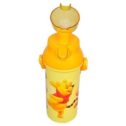 Winnie The Pooh Print Bottle - Yellow