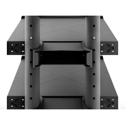 32-65]'' Trolley TV Stand With Double Layer