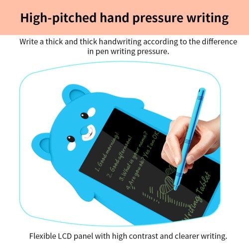 Penguin Portable LCD Writing Tablet  + Free Stylus Pen - 8.5"  - Blue