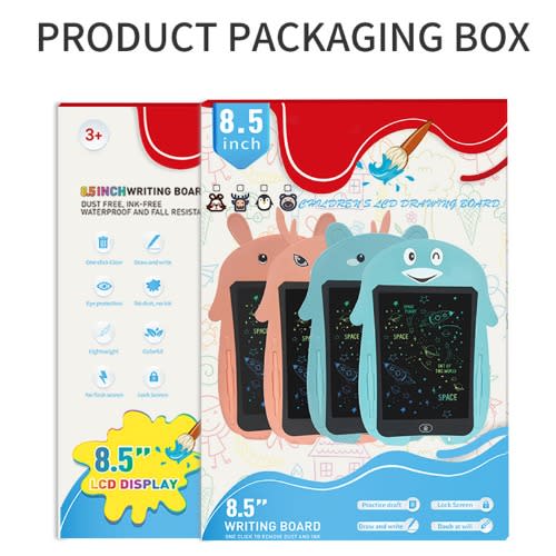 Penguin Portable LCD Writing Tablet  + Free Stylus Pen - 8.5"  - Blue
