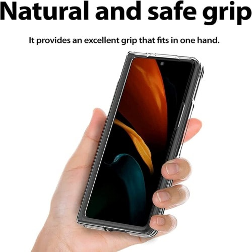Crystal Clear Shockproof Slim Fit Bumper Case For Samsung Galaxy Z Fold 4