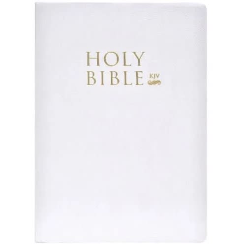 Holy Bible - King James Version With White Cover