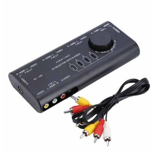 4 In 1 Audio Video Selector
