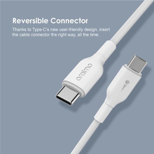 Speedline 3a Type-c To Type-c Data Cable -  White