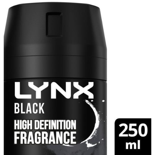 Black Body Spray Deodorant 250ml