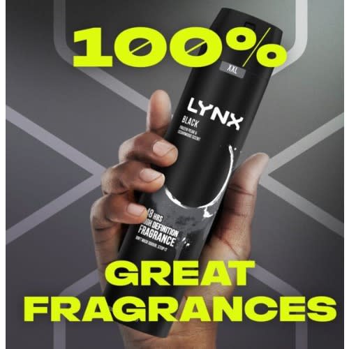 Black Body Spray Deodorant 250ml
