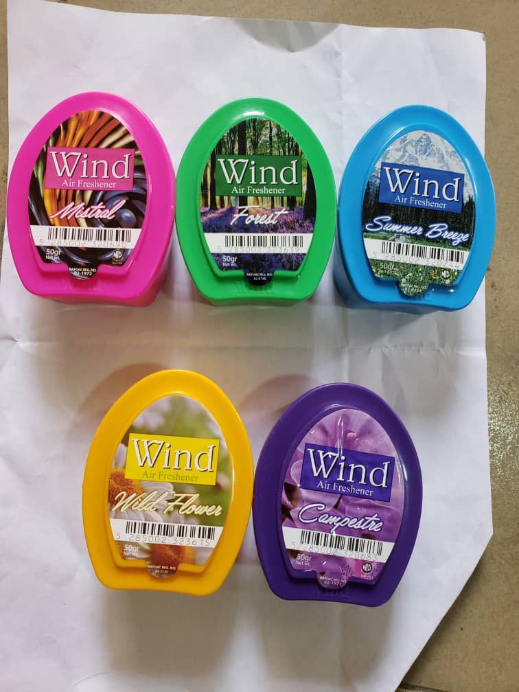 SMALL Wind Airfreshner Set Of 5pcs