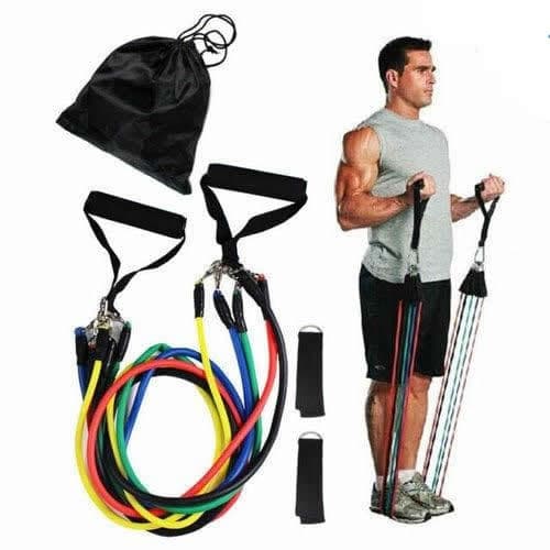 Latex Tubes Power Resistance Band Pack - 5Pcs