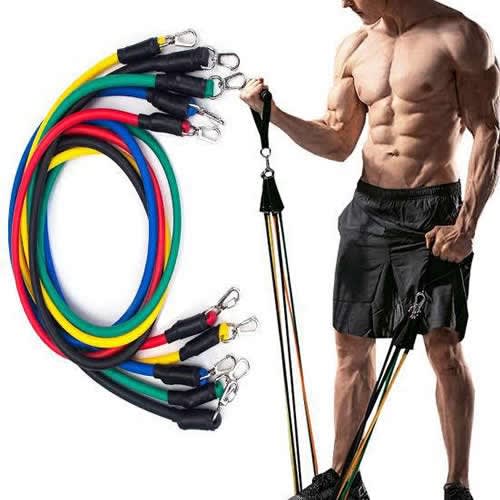 Latex Tubes Power Resistance Band Pack - 5Pcs
