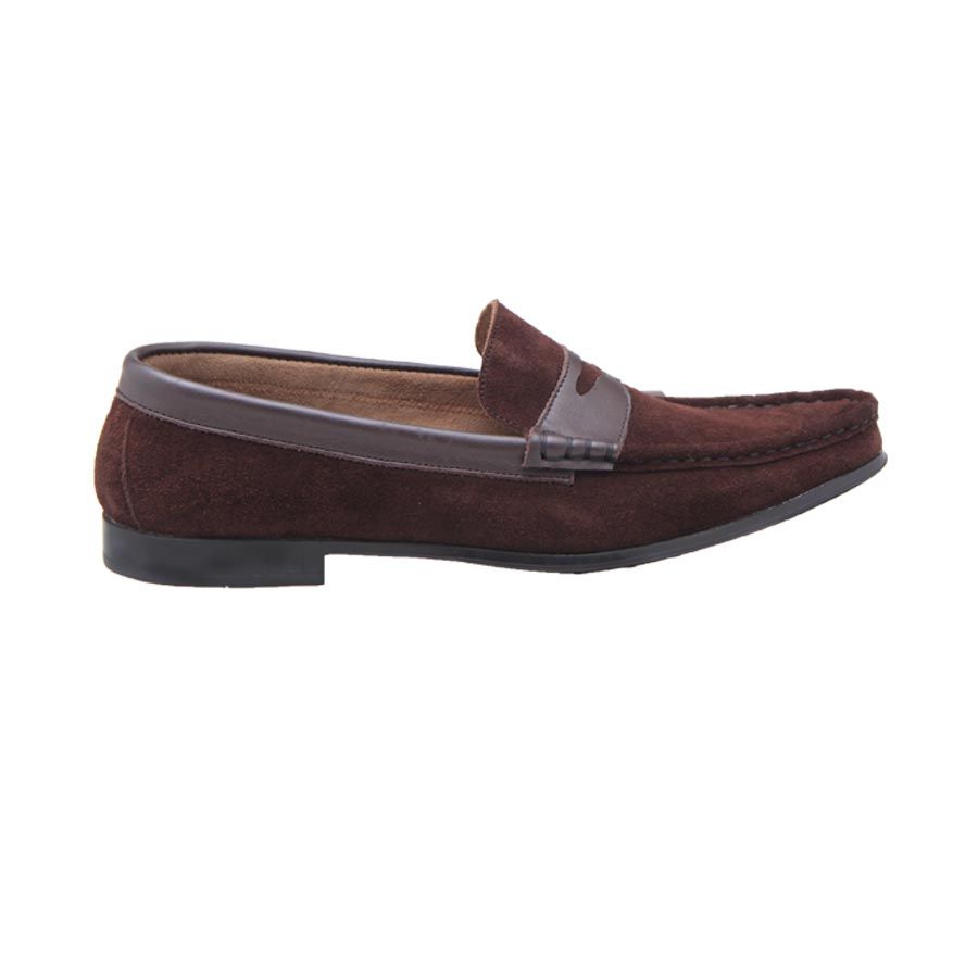Suede Loafers - Brown