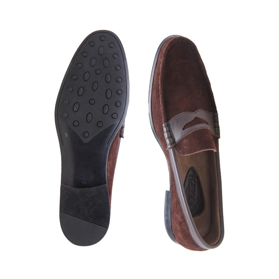 Suede Loafers - Brown