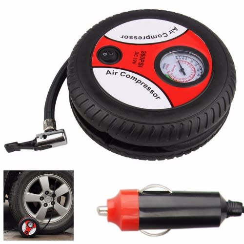 Portable Auto Car Pump Tyre Inflator And Air Compressor