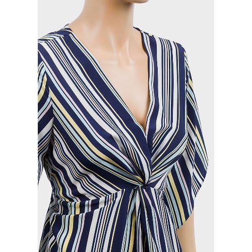Ladies Multi Stripe Midi Dress