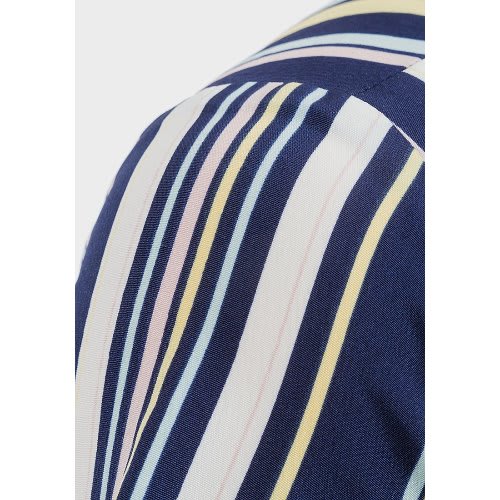 Ladies Multi Stripe Midi Dress