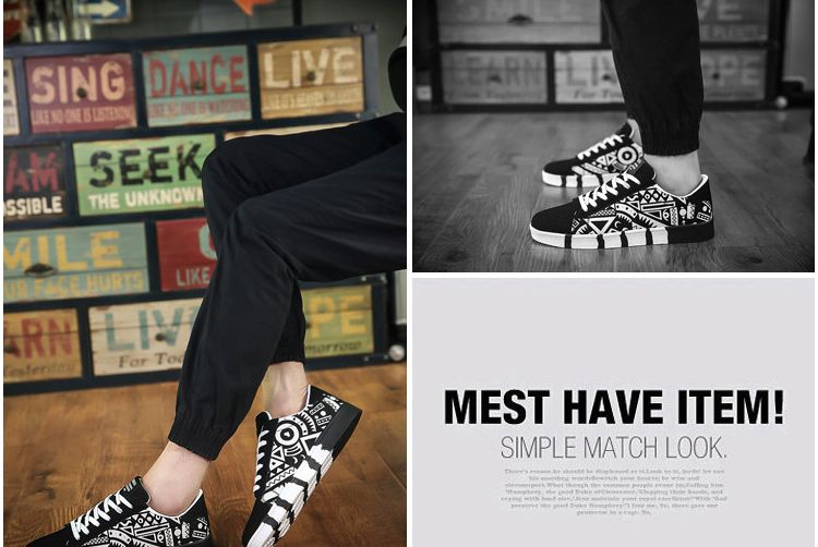 Summer Skate Shoes Trendy Men's Casual All-match Canvas Trendy Shoes