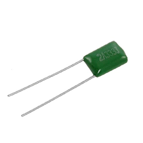 100pcs 100v 2a333j 0.033uf 33nf  5% Polyester Film Capacitor