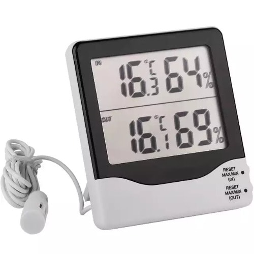 In And Out Room Temperature Humidity Meter