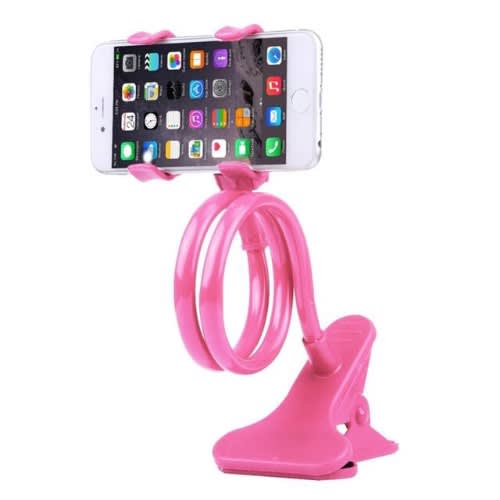 Flexible Clasp Phone Holder Stand - Pink
