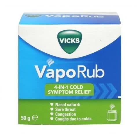 Vaporub 4 In 1 Cold Symptom Relief Rub -50g