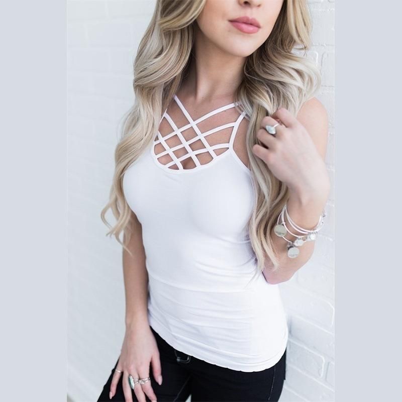 Sexy Camisole For Ladies-White