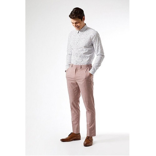 Plus And Tall Skinny Fit Suit Trousers