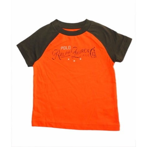 Graphic Signature Tshirt- Orange