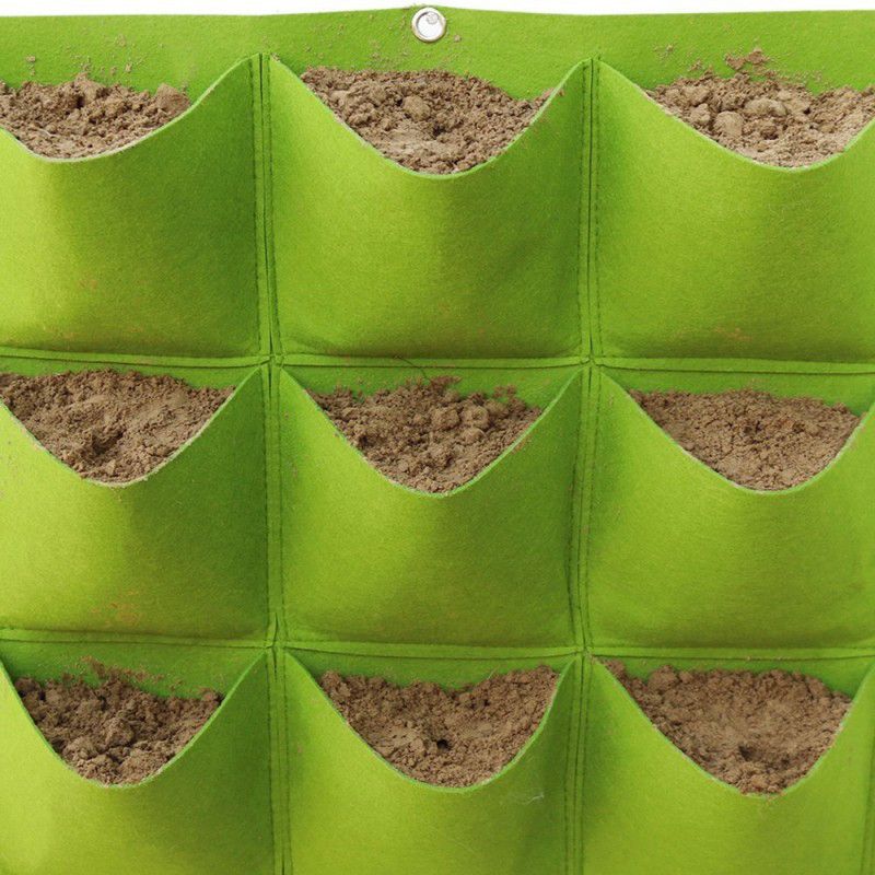 Wall Hanging Planting Bags Vertical Grow Wall-mounted Planters Flower Bag Pots Vegetables Plant Garden Outdoor Indoor Hangers