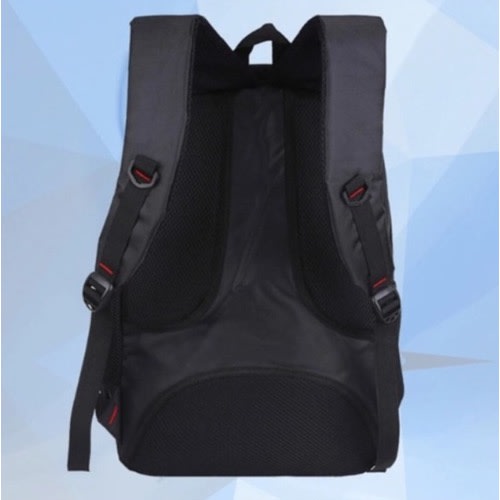 Genuine Fabric Backpack- Black + Laptop Sleeve