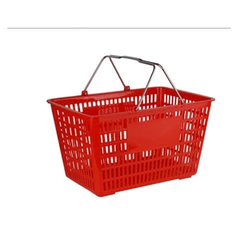 Supermarket Shopping Basket - Red