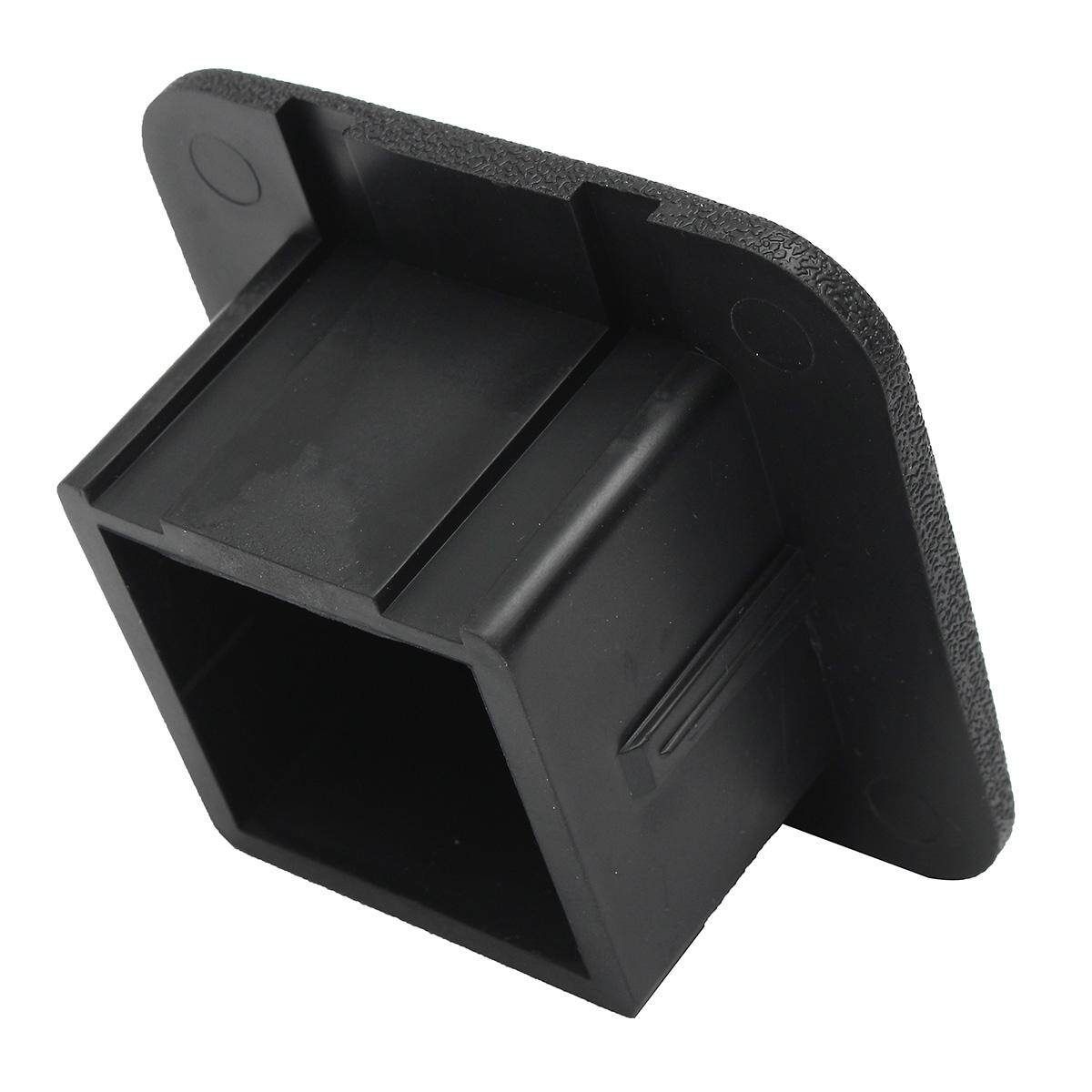 1 Pcs 2inch Hitch Receiver Cover Tralier Hauling Towing Cover Black Rubber Square