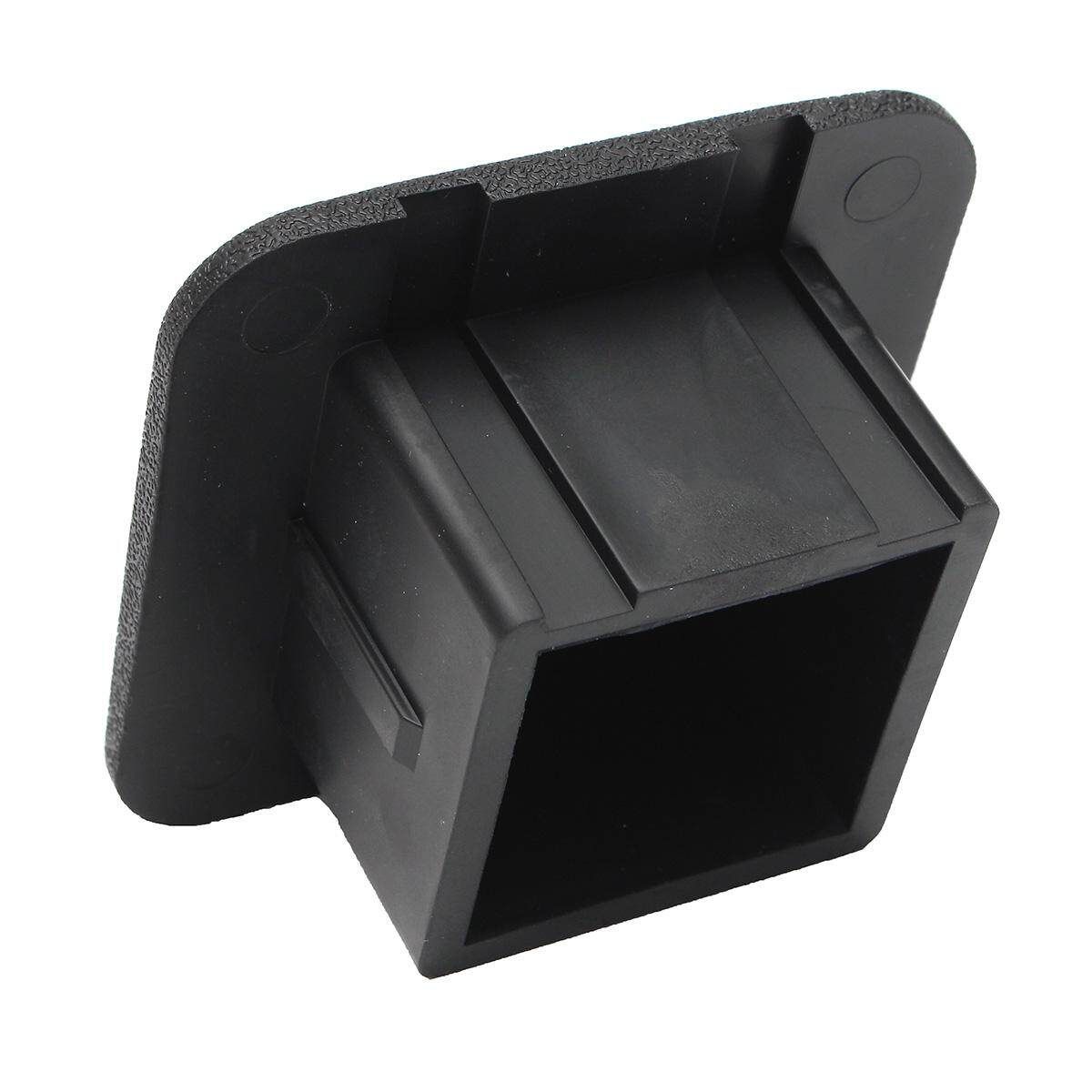 1 Pcs 2inch Hitch Receiver Cover Tralier Hauling Towing Cover Black Rubber Square