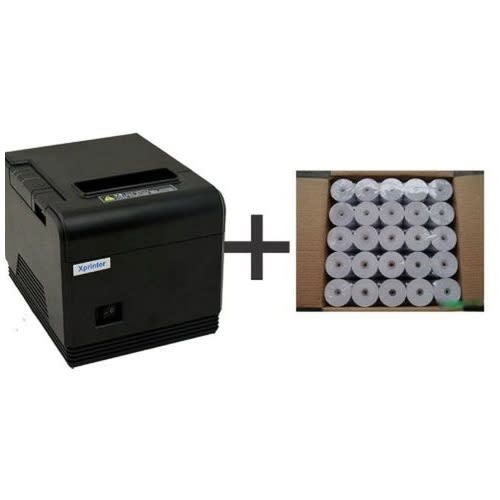 Thermal Receipt Printer & 80mm Thermal Receipt Paper - 50 Rolls