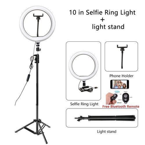 Selfie Ring Light With Tripod Stand
