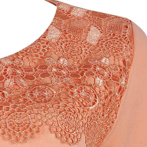 Selent Turkey Fitted Gown - Orange
