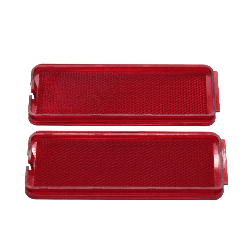 2 Pcs Door Reflector Light Lens Front/Rear Fit For Ford F250
