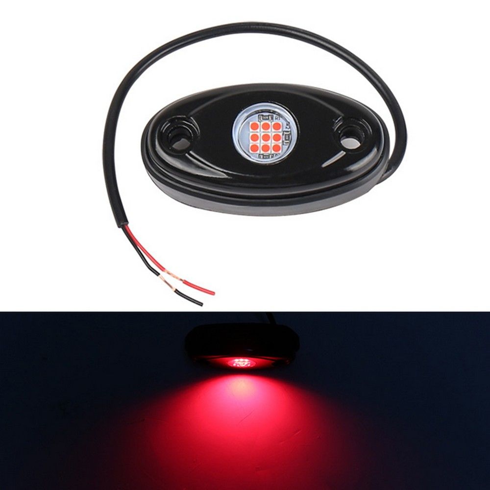 4Pcs Rock Lights 4-Pod For JEEP Offroad Truck UTV ATV Boat