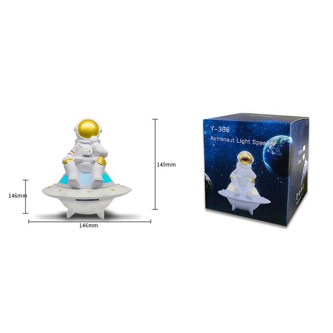 AUX USB Audio Rechargeable 1200mah Creative Gift Gold And White