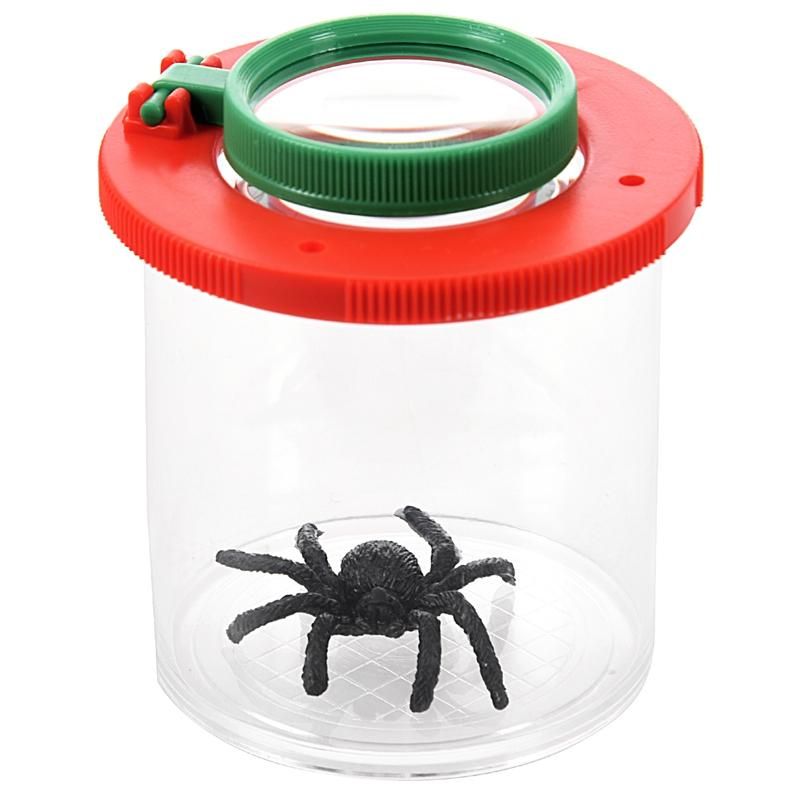 4X Two Lens Insect Viewer Locket Box Magnifier Bug
