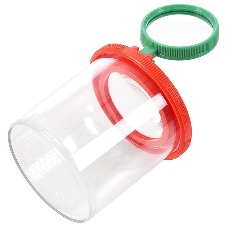 4X Two Lens Insect Viewer Locket Box Magnifier Bug