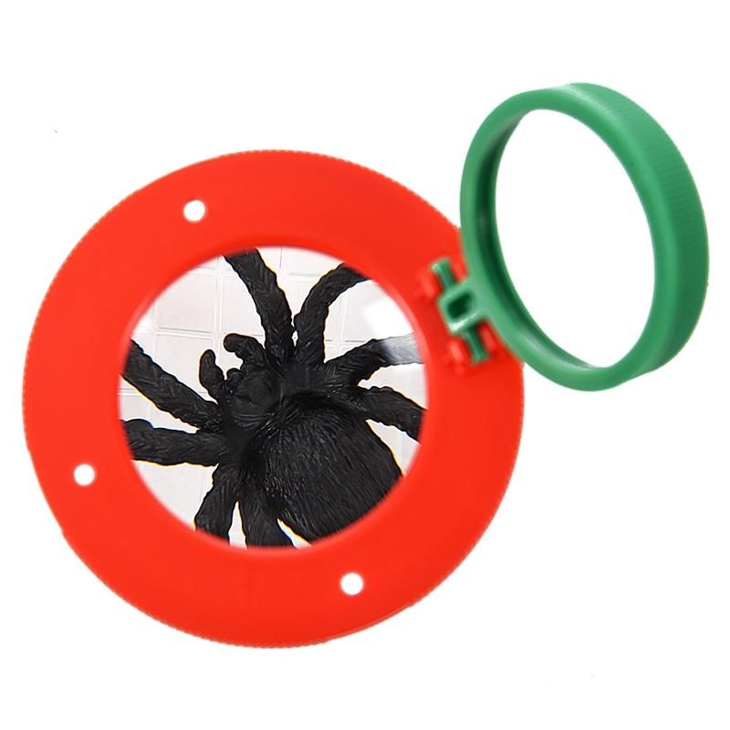 4X Two Lens Insect Viewer Locket Box Magnifier Bug