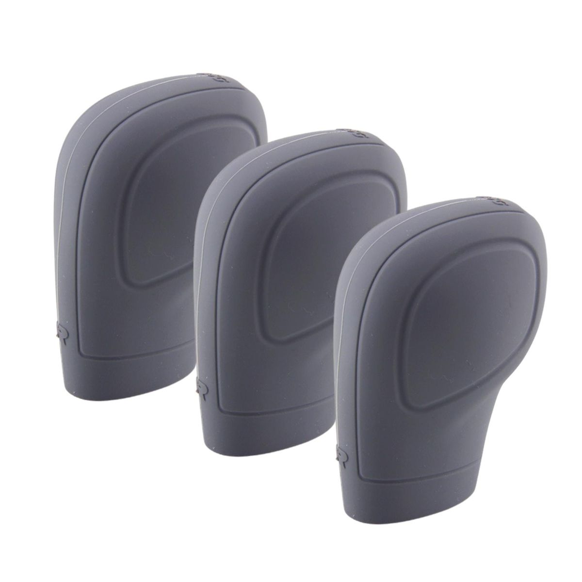 Car Control Handle Cover Silicone Car Gear Shift Knob Cover Set for Vw Grey