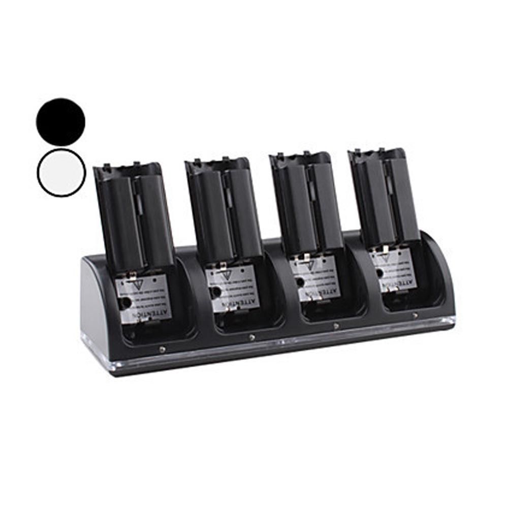 WII Four Charge WII Four Battery Four Charge WII Blu-ray Four Charge 4 and 1 Charger black