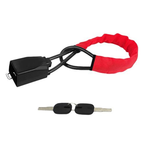 Universal Anti Theft Security Lock Steel Cable Auto Security Snap Locks Seat Belt Anti-Theft Lock