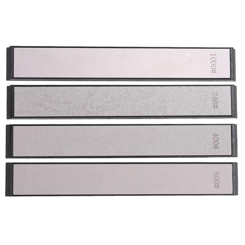 240 400 600 1000 Grain Diamond Sharpening Angle Grind Sharpening Professional Sharpener Tool Bar 4 Pack
