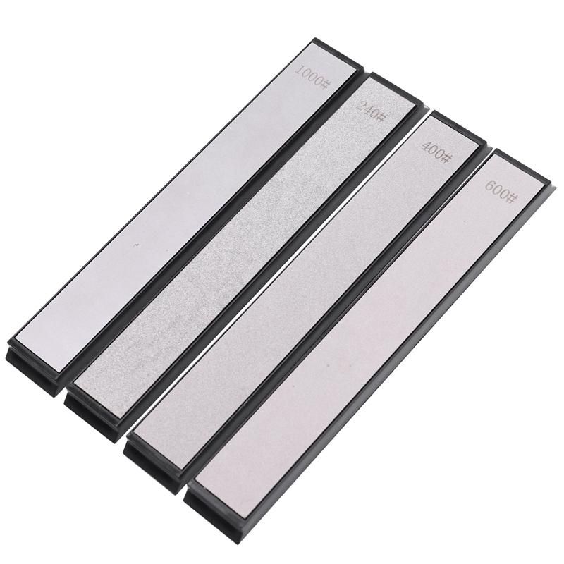 240 400 600 1000 Grain Diamond Sharpening Angle Grind Sharpening Professional Sharpener Tool Bar 4 Pack