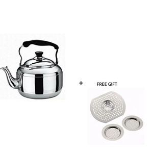 5 Litres Whistling Kettle Stainless Steel And Free Gift